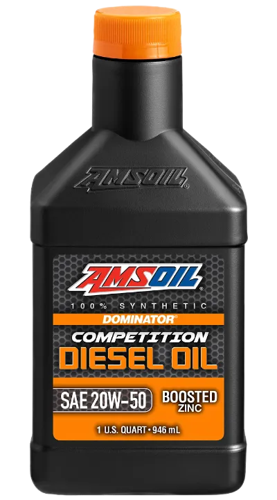 AMSOIL DOMINATOR 20W-50 Competition Diesel Oil gallon jug