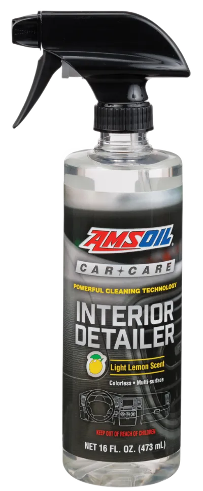 AMSOIL Interior Detailer Light Lemon spray bottle