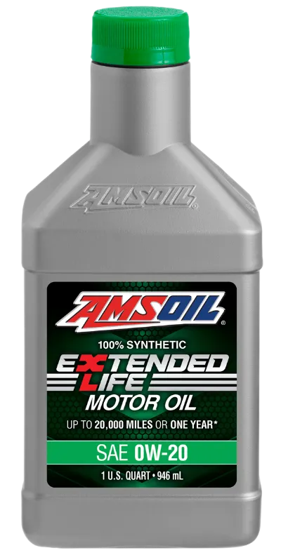 AMSOIL Extended-Life 100% Synthetic Motor Oil SAE 0W-20